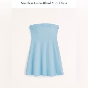 Abercrombie Strapless Linen Dress